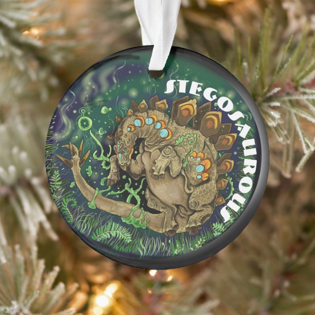 Stegosaurous Dinosaurier Art Ornament (Baum)