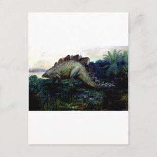 Stegosaurus-4 Postkarte