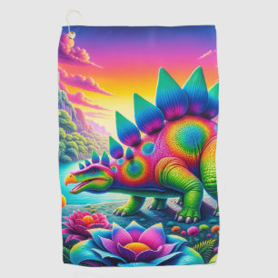 Stegosaurus Art Golfhandtuch
