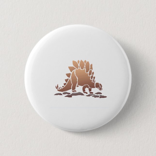 Stegosaurus Button (Vorderseite)