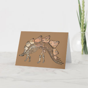 Stegosaurus Dankeskarte