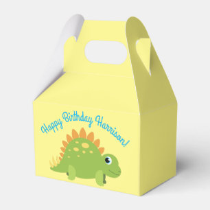 Stegosaurus Dinosaur Geburtstagsparty Geschenkschachtel