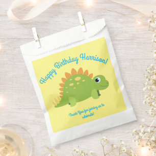 Stegosaurus Dinosaur Geburtstagsparty Geschenktütchen