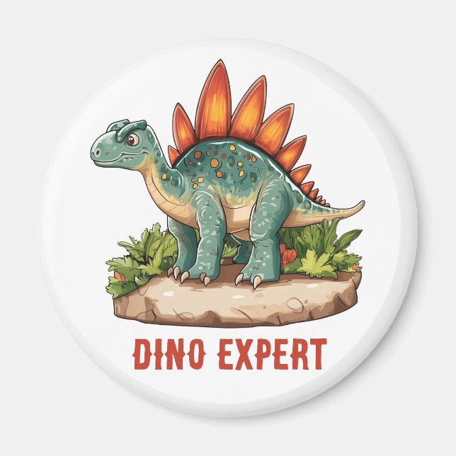 Stegosaurus Dinosaur Magnet (Vorne)