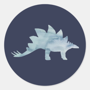 Stegosaurus Dinosaur Party Danke Stickers
