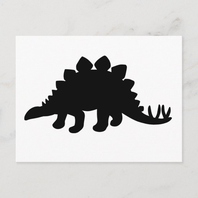 Stegosaurus Dinosaur Postkarte (Vorderseite)