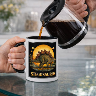 Stegosaurus Dinosaur Prähistorischer Mond Tasse
