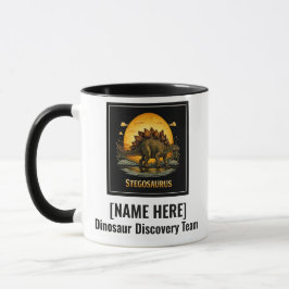 Stegosaurus Dinosaur Prähistorischer Mond Tasse