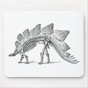 Stegosaurus Dinosaur Skeleton Fossil Mousepad