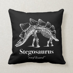 Stegosaurus Dinosaur Skelettknochen Cool Kissen