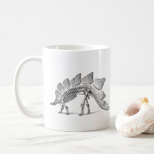 Stegosaurus-Dinosaurier-Skelettfossil Kaffeetasse