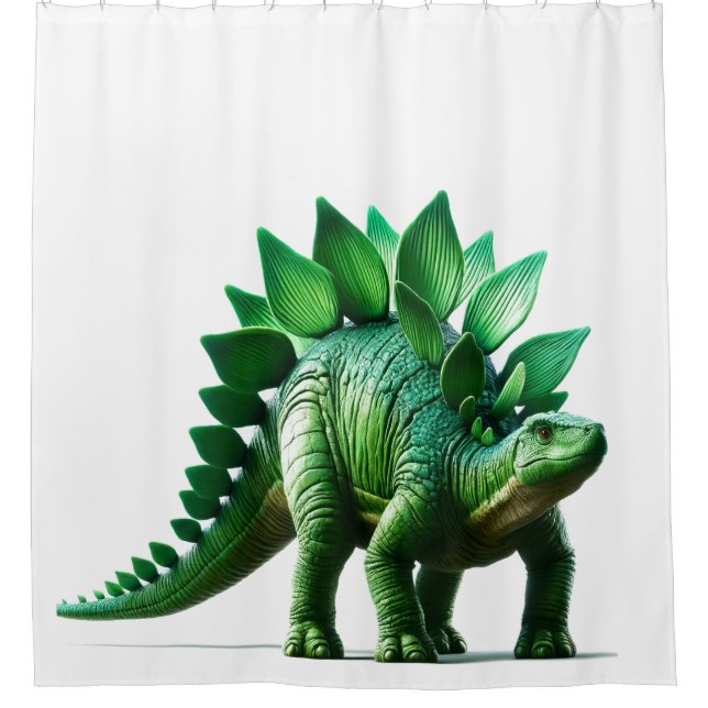 Stegosaurus Duschvorhang (Vorderseite)