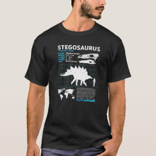 Stegosaurus Fakt Dinosaurier Fakten T-Shirt