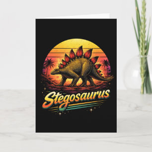 Stegosaurus Feiertagskarte