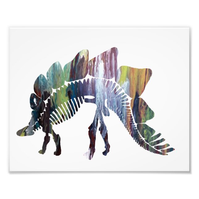 Stegosaurus Fotodruck (Vorne)