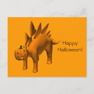 Stegosaurus halloweenis postkarte