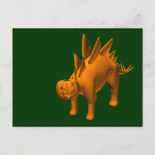 Stegosaurus halloweenis postkarte