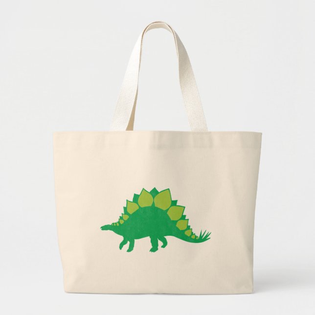 Stegosaurus Jumbo Stoffbeutel (Vorne)