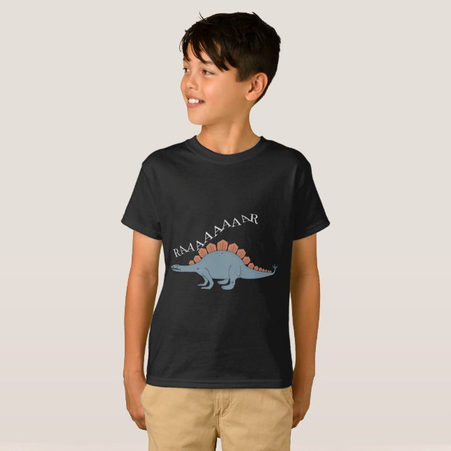 Stegosaurus - Kids' Basic T - Shirt (Vorne ganz)