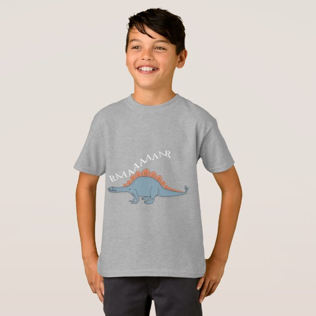 Stegosaurus - Kids' Basic T - Shirt (Vorne ganz)