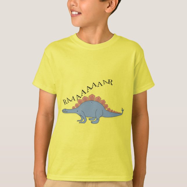 Stegosaurus - Kids' Basic T - Shirt (Vorderseite)