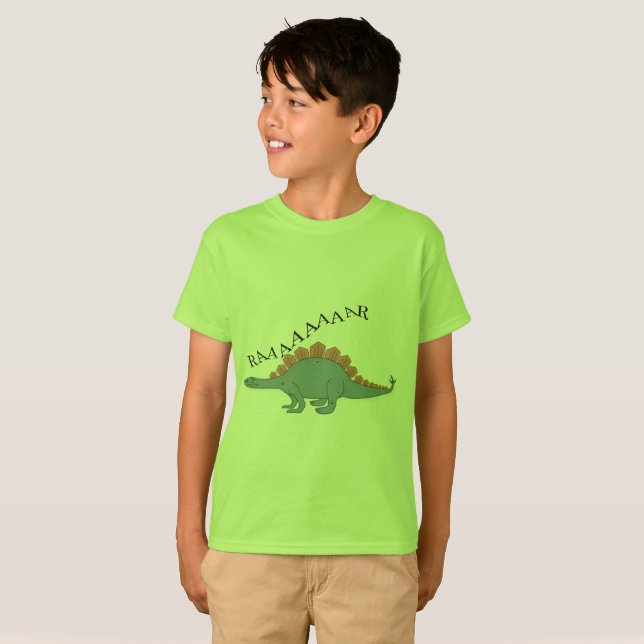 Stegosaurus - Kids' Basic T - Shirt (Vorne ganz)