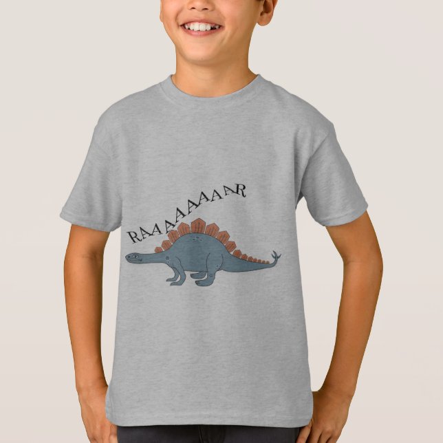 Stegosaurus - Kids' Basic T - Shirt (Vorderseite)