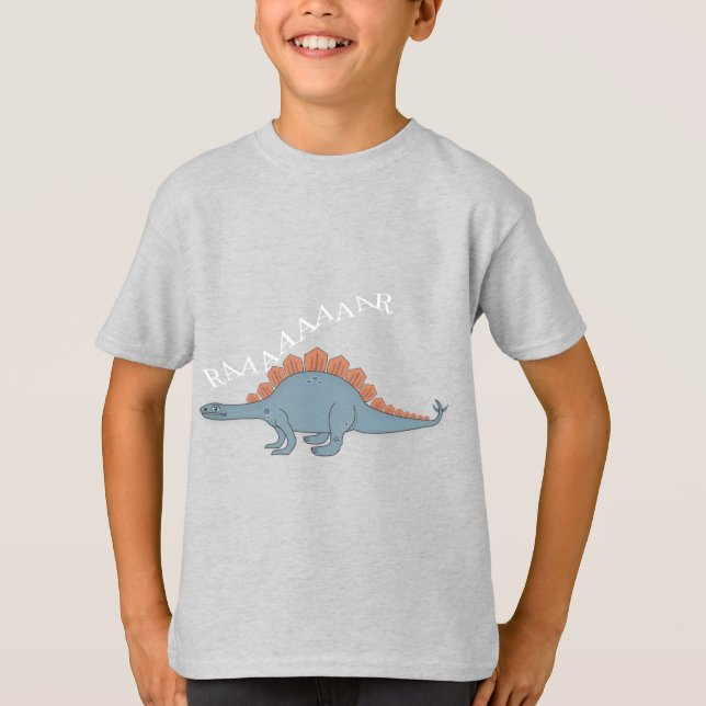 Stegosaurus - Kids' Basic T - Shirt (Vorderseite)