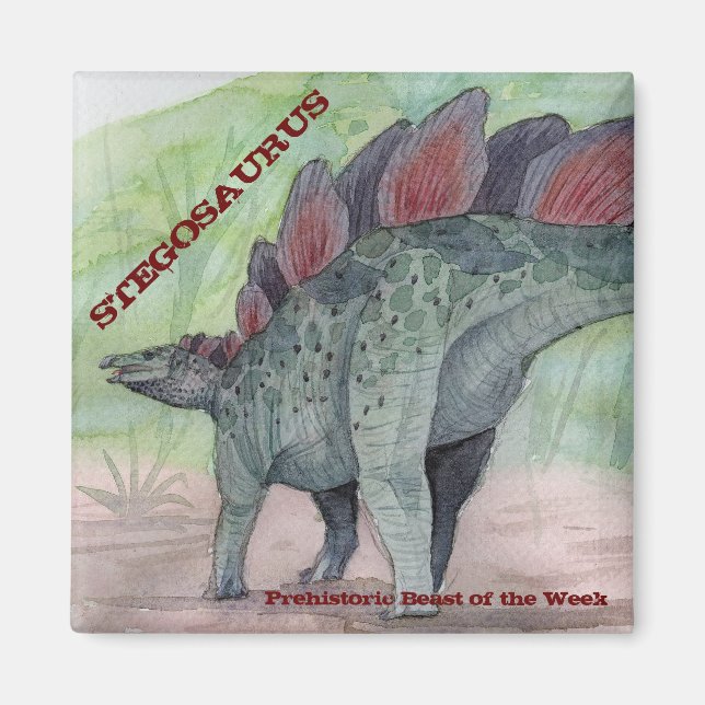 Stegosaurus Magnet (Vorne)