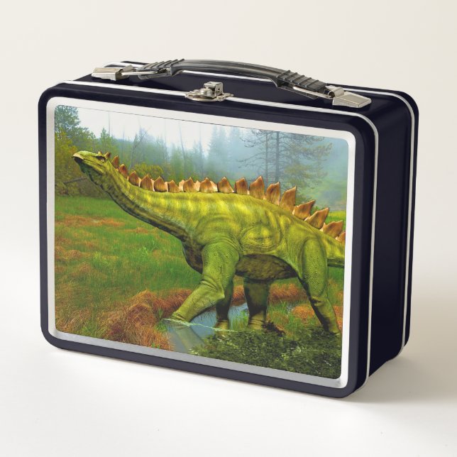 Stegosaurus Metall Brotdose (Vorderseite)