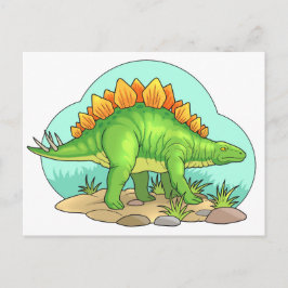 Stegosaurus Postkarte