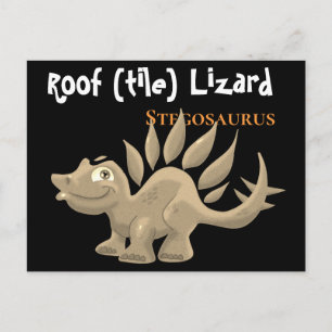 Stegosaurus Postkarte