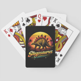 Stegosaurus Spielkarten