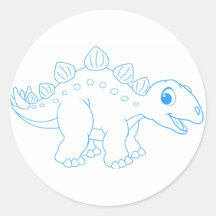 Stegosaurus-Sticker