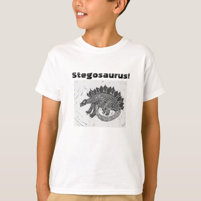 Stegosaurus-T - Shirt (Vorderseite)