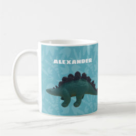 Stegosaurus Toy Dinosaurier Blau und Grün Kaffeetasse