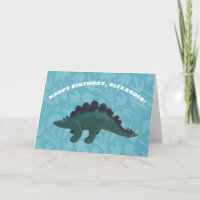 Stegosaurus Toy Dinosaurier Custom Birthday