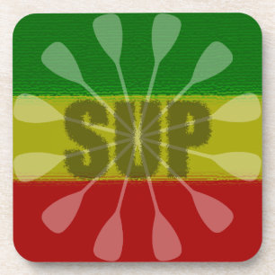 Steh auf Paddel, Paddelwirbel Getränkeuntersetzer