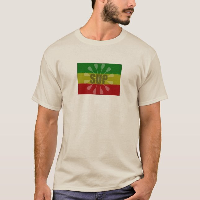 Steh auf Paddel, Paddelwirbel T-Shirt (Vorderseite)