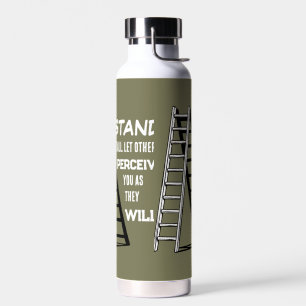 Steh aufrecht Stoiker-Zitat Kaffeetasse Trinkflasche