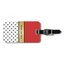 Steh dich von den roten schwarzen Polka-Punkten in