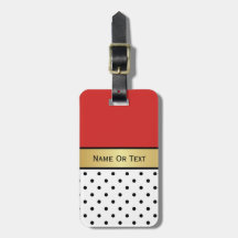 Steh dich von den roten schwarzen Polka-Punkten in