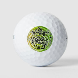 Steh dir nicht selbst im Weg Golfball