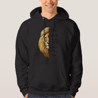 Steh fest im Glauben Sei tapfer Sei stark Jesus Lö Hoodie
