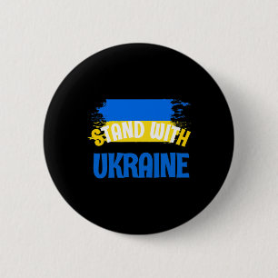 Steh für die Ukraine Anstecknadel - Ich unterstütz