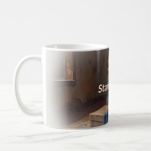 ✨ Steh Leuchtend Heldin Kriegerin Tasse (Links)