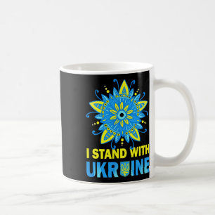 Steh mit der Ukraine-Flagge Anti-Putin Nein zum Kr Kaffeetasse