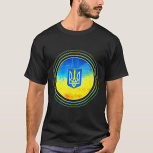Steh mit der Ukraine-Flagge Anti-Putin Ukraine Ukr T-Shirt
