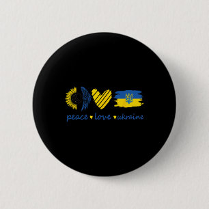 Steh mit der ukrainischen Friedensliebe Ukraine So Button
