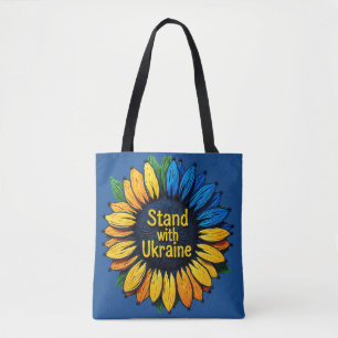 Steh mit Ukraine Sonnenblume Garn Kunst 